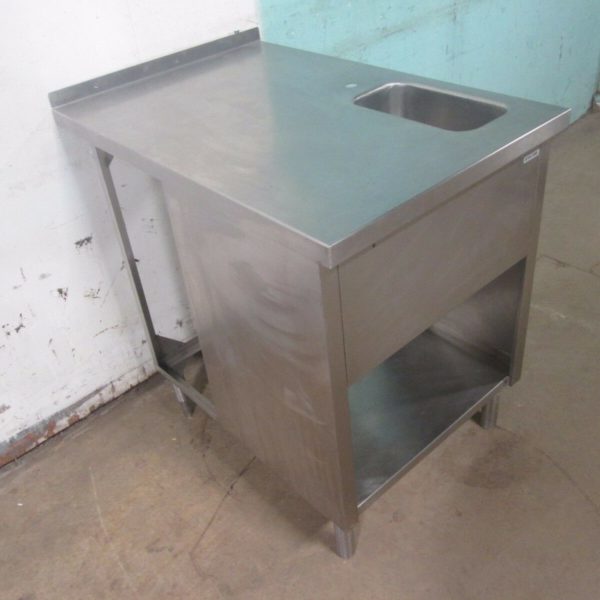Heavy Duty Commercial 100 Stainless Steel Service Counter Table W Wash Sink
